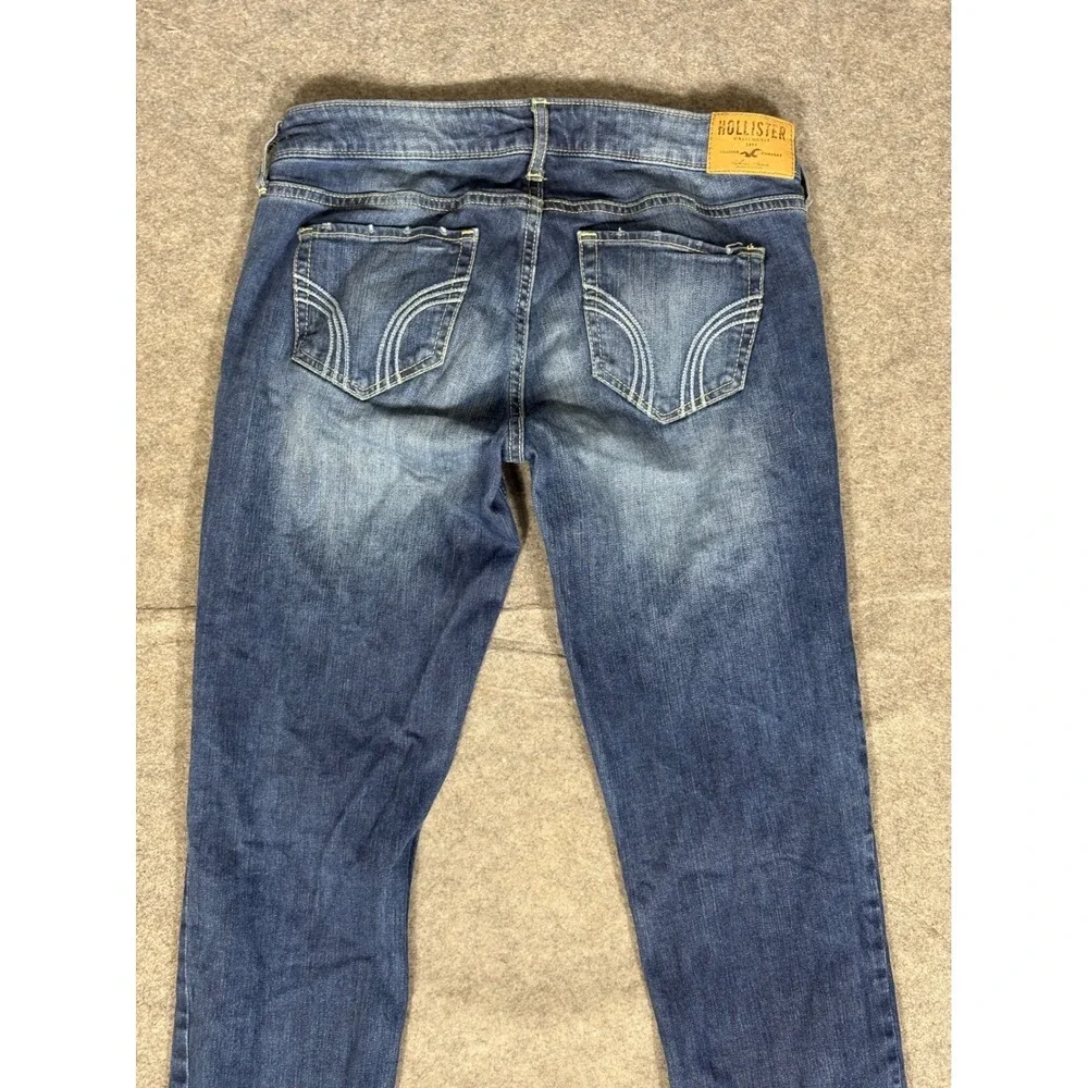 Hollister Super Skinny Jeans‎ Womens 5L W27 L33 Medium Wash Low Rise Denim Pants